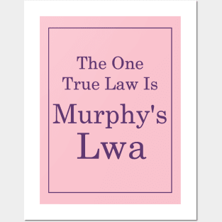 Murphy's Lwa (Purple Text) Posters and Art